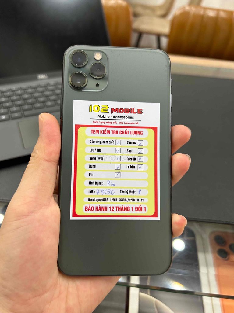 iPhone 11 Pro Max 256GB Xanh máy đẹp. Mua bán Điện thoại tại Thành phố Buôn Ma Thuột Đắk Lắk được đăng bởi Nguyễn Hoàng hình 1