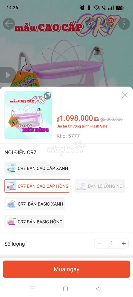 Nôi điện tự động Sài được 1 tháng còn mới 90%. Mua bán Mẹ và bé tại Huyện Bình Chánh Tp Hồ Chí Minh được đăng bởi Trúc Nguyễn hình 2