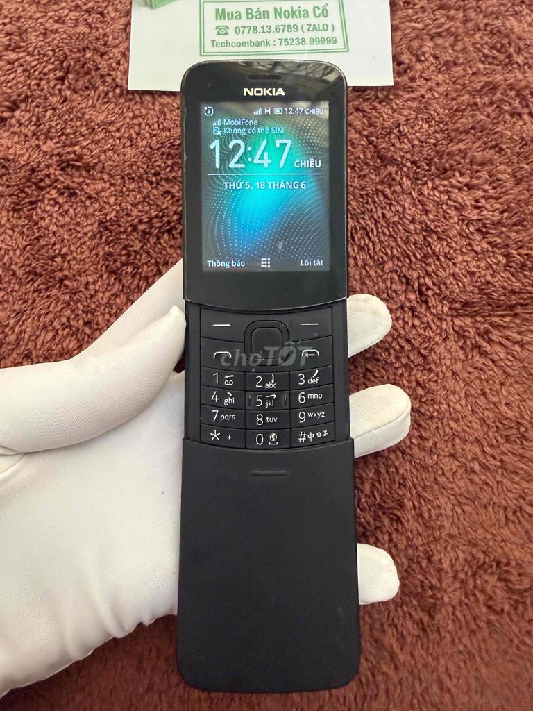 8110 đen 4G 2 sim có Wifi+phát Wifi nguyên tem fpt. Mua bán Điện thoại tại Quận 10 Tp Hồ Chí Minh được đăng bởi Mua Bán Nokia Cổ hình 1