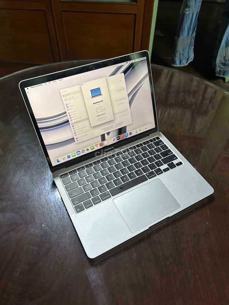 Apple Macbook Air M1 8GB/256GB Bạc 99%. Mua bán Laptop tại Thành phố Long Xuyên An Giang được đăng bởi Trương Gia Lộc hình 1