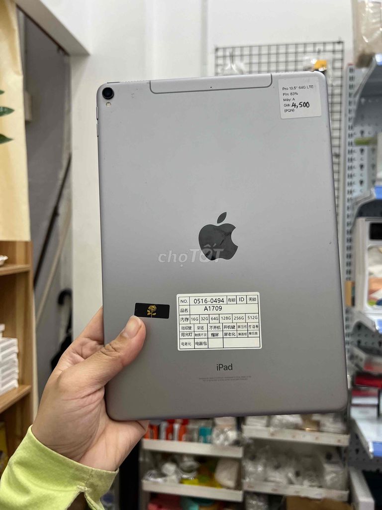 ipad Pro 10.5 inch 64G bản 4G + wifi zin full