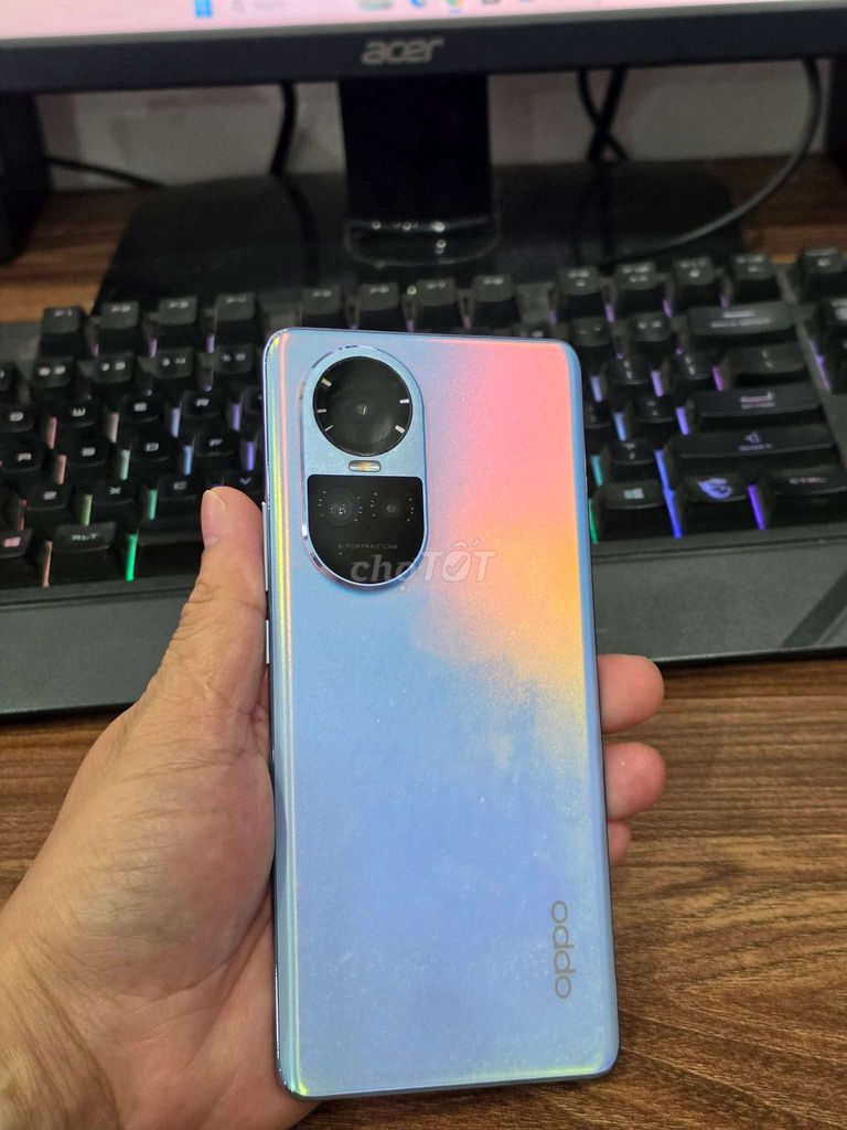 Oppo Reno 10 5G 256GB Xanh hồng. Mua bán Điện thoại tại Huyện Chư Sê Gia Lai được đăng bởi Điện Thoại Cũ Chư Sê hình 1