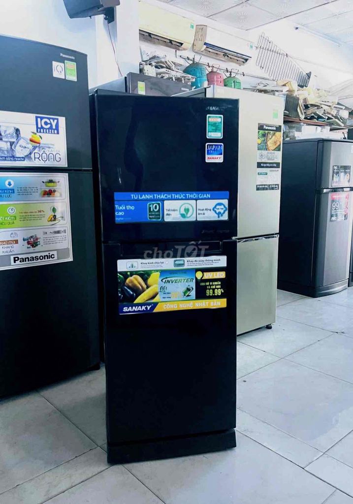 TỦ LẠNH SANAKY 140 LÍT INVERTER. Tiết kiệm điện. Mua bán Tủ lạnh tại Thành phố Thuận An Bình Dương được đăng bởi ĐIỆN MÁY HÙNG PHƯƠNG hình 1
