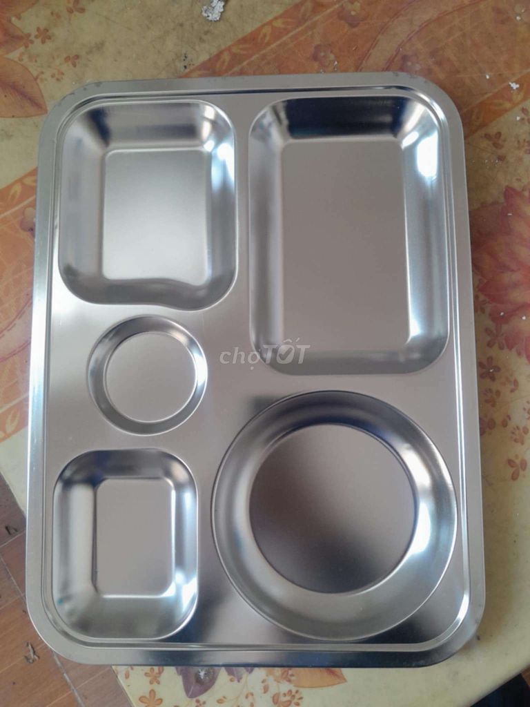 Khay cơm inox 304 giá rẻ