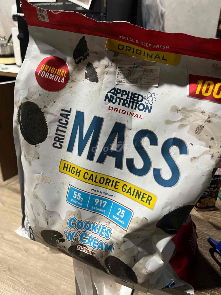 Mass tăng cân còn >2kg pass nhanh. Mua bán Đồ ăn, thực phẩm và các loại khác tại Quận 12 Tp Hồ Chí Minh được đăng bởi Thục Đoan hình 1