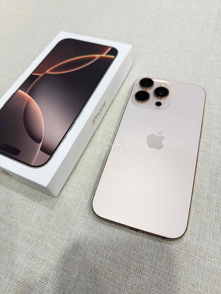Apple iPhone 16 Pro Max 256GB Vàng sa mạc Nguyên z. Mua bán Điện thoại tại Thành phố Đà Lạt Lâm Đồng được đăng bởi Lê thị phượng hình 1