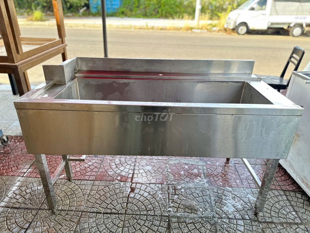 Bồn rửa Inox Bạc 150x80x85 cm. Mua bán Dụng cụ nhà bếp tại Quận Ngũ Hành Sơn Đà Nẵng được đăng bởi Đồ Cũ TTpro hình 1