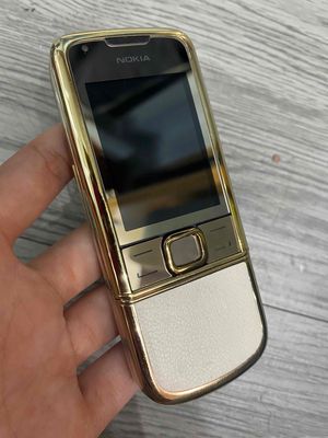 Nokia 8800 vàng gold da trắng