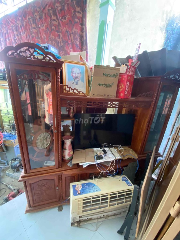 Tủ Gỗ Nâu Mới 100%. Mua bán Tủ, kệ gia đình tại Quận Bình Thuỷ Cần Thơ được đăng bởi Đoàn Tuấn Minh hình 1