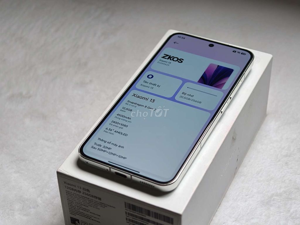 Xiaomi 13 12GB/256GB QT fullbox đẹp zin. Mua bán Điện thoại tại Quận Bình Tân Tp Hồ Chí Minh được đăng bởi Hiếu hình 1