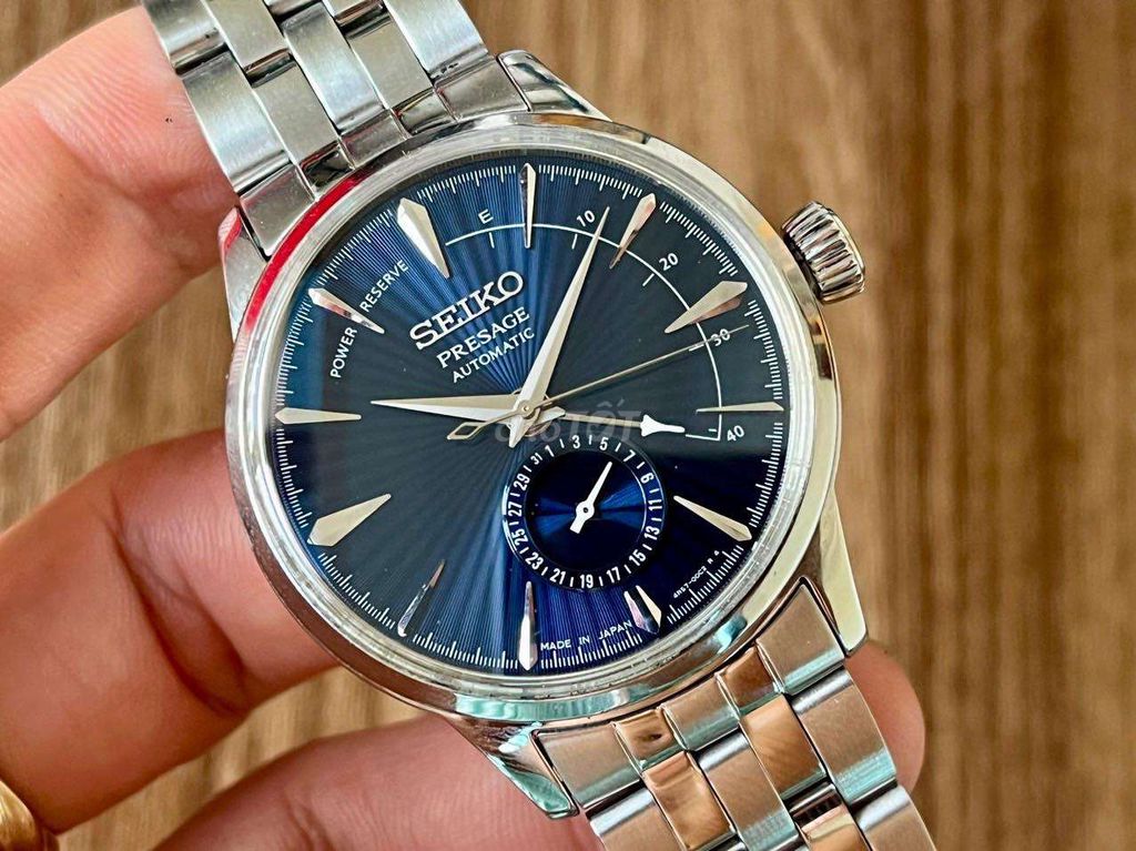 Seiko presage bluemoon size 40mm hiếm lướt fullbox