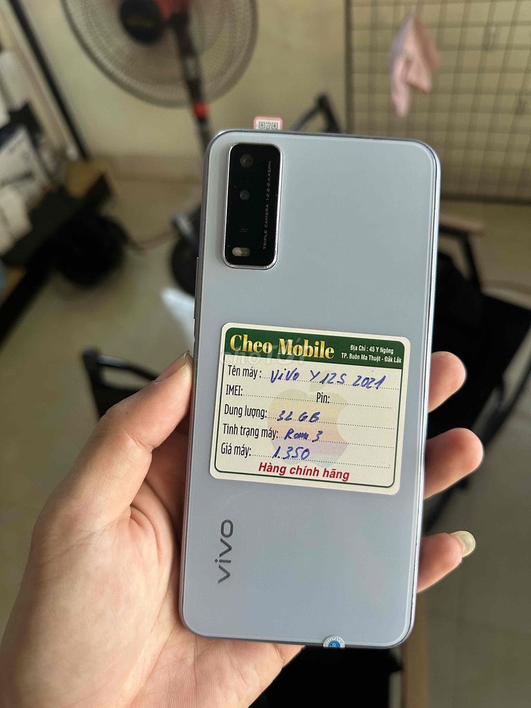 Vivo Y12S 2021 Xám 3GB/32GB Like New. Mua bán Điện thoại tại Thành phố Buôn Ma Thuột Đắk Lắk được đăng bởi Giang apple hình 1