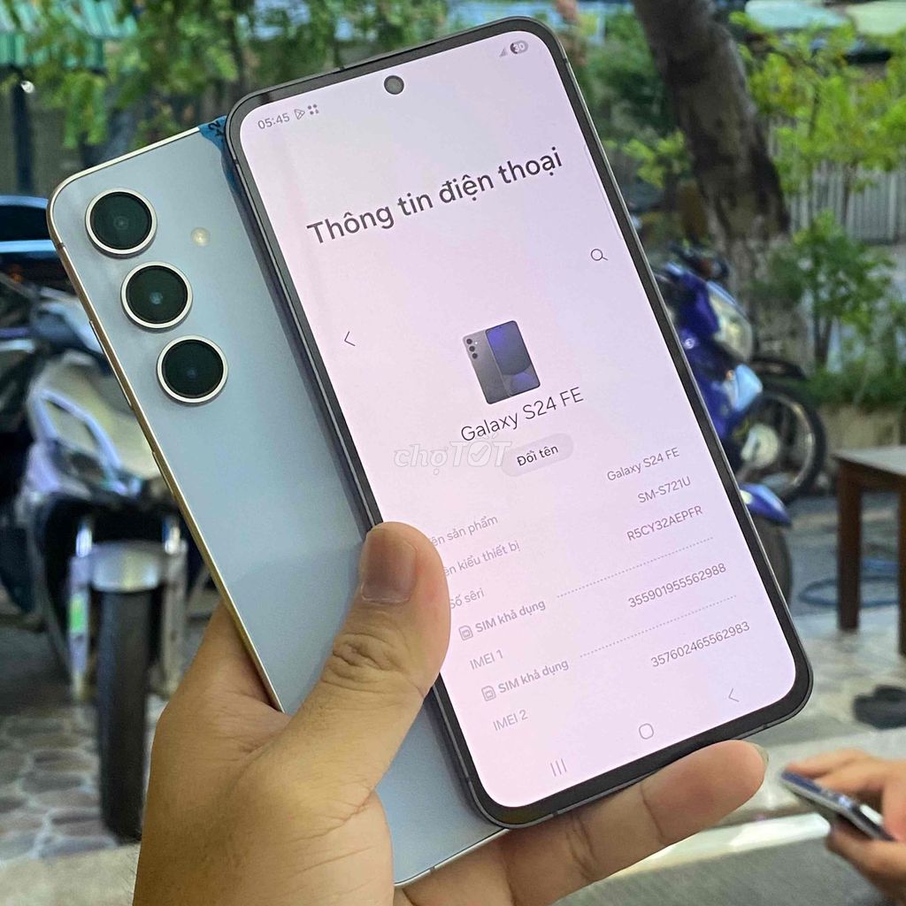 Samsung S24 Fe 5G zin đẹp 2 sim mạnh mượt pin trâu. Mua bán Điện thoại tại Quận Hải Châu Đà Nẵng được đăng bởi Điện Thoại Đà Nẵng  hình 1