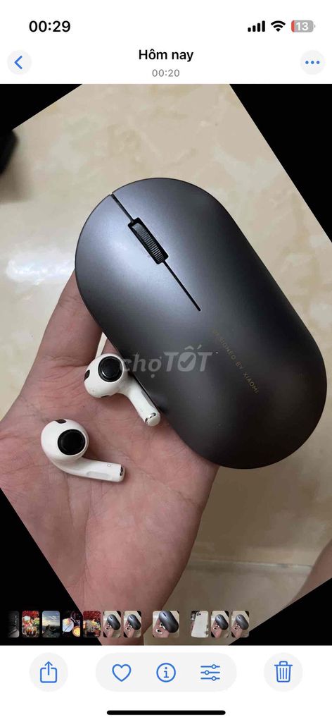 Chuột Xiaomi A2083 A2084 tai pro Apple đểtủkiệtpin. Mua bán Phụ kiện (Màn hình, Chuột...) tại Quận Tân Phú Tp Hồ Chí Minh được đăng bởi Trương Hiệp hình 1