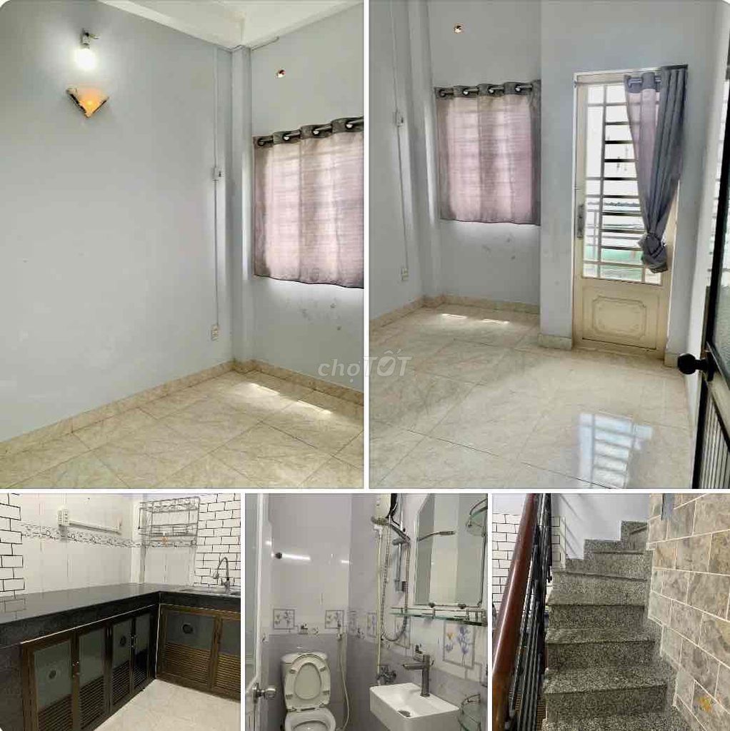NHÀ ĐẸP XINH, 1 TRỆT 2 TẦNG, 2P. NGỦ - M.LẠNH MÁY NN, ở 2-3ng đi làm