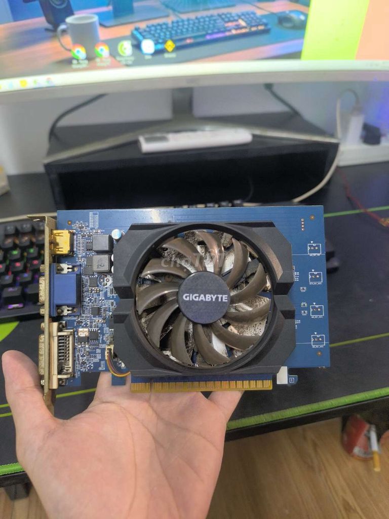 Card đồ họa Gigabyte GT 730 DDR5 2GB. Mua bán Linh kiện (RAM, Card...) tại Huyện Cần Giuộc Long An được đăng bởi Trọng Khang PC hình 1