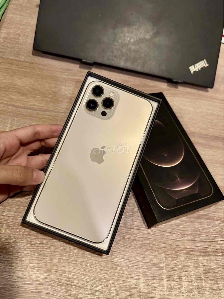 iPhone 12 Pro Max 128G Gold FULLBOX 99% APPLE 2023. Mua bán Điện thoại tại Quận 10 Tp Hồ Chí Minh được đăng bởi iStockHCM hình 1