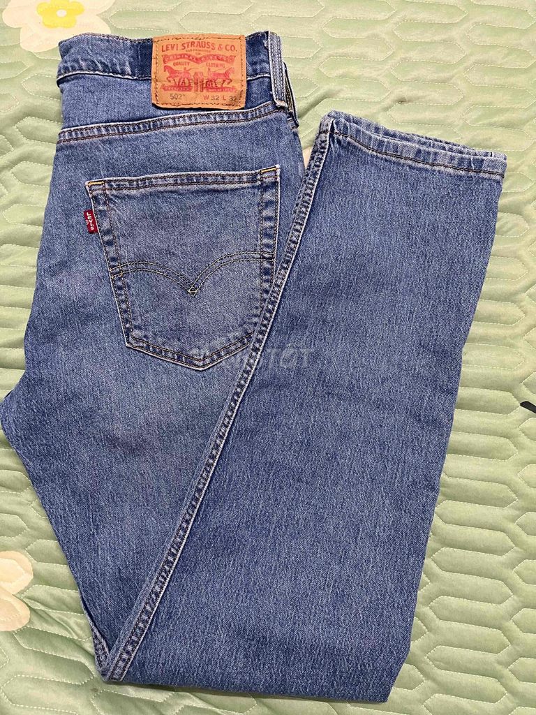 Quần jean Levis 502 nam vải co giãn size 32x32. Mua bán Quần áo tại Quận 12 Tp Hồ Chí Minh được đăng bởi Lê Trường Giang hình 1