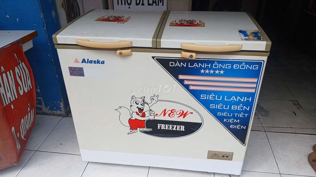 Tủ đông Alaska 250 lít 2 ngăn Nguyên zin. Mua bán Tủ lạnh tại Quận Bình Tân Tp Hồ Chí Minh được đăng bởi CỬA HÀNG ĐIỆN LẠNH BÌNH TÂN  hình 1