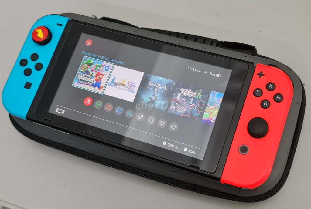 Máy chơi game Nintendo Switch V1 hắc, thẻ 256GB. Mua bán Thiết bị chơi game tại Quận 5 Tp Hồ Chí Minh được đăng bởi PHAN MINH MB hình 1