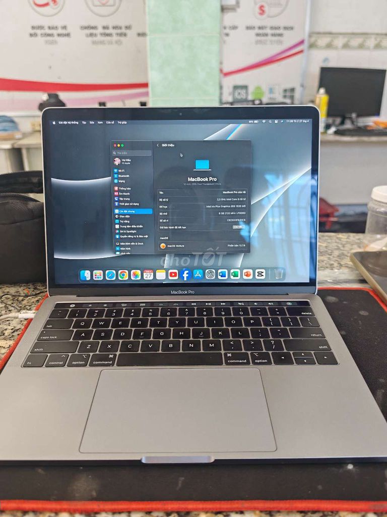 Apple Macbook Pro 2018 i5 8GB/256GB Xám. Mua bán Laptop tại Thành phố Vĩnh Long Vĩnh Long được đăng bởi Mr Híu hình 1