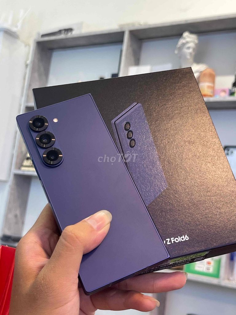 Samsung Z Fold6 12GB/256GB Tím Đã dùng. Mua bán Điện thoại tại Quận 3 Tp Hồ Chí Minh được đăng bởi Tuấn 2hand Store hình 1