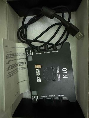 Sound Card K10. Mua bán Tivi, Âm thanh tại Quận 10 Tp Hồ Chí Minh được đăng bởi Minh Anh
