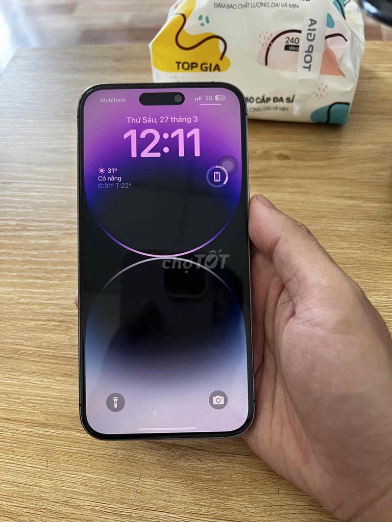 IP 14 Promax chính chủ đập hộp FPT. Mua bán Điện thoại tại Quận Thanh Khê Đà Nẵng được đăng bởi Gia Huy hình 1