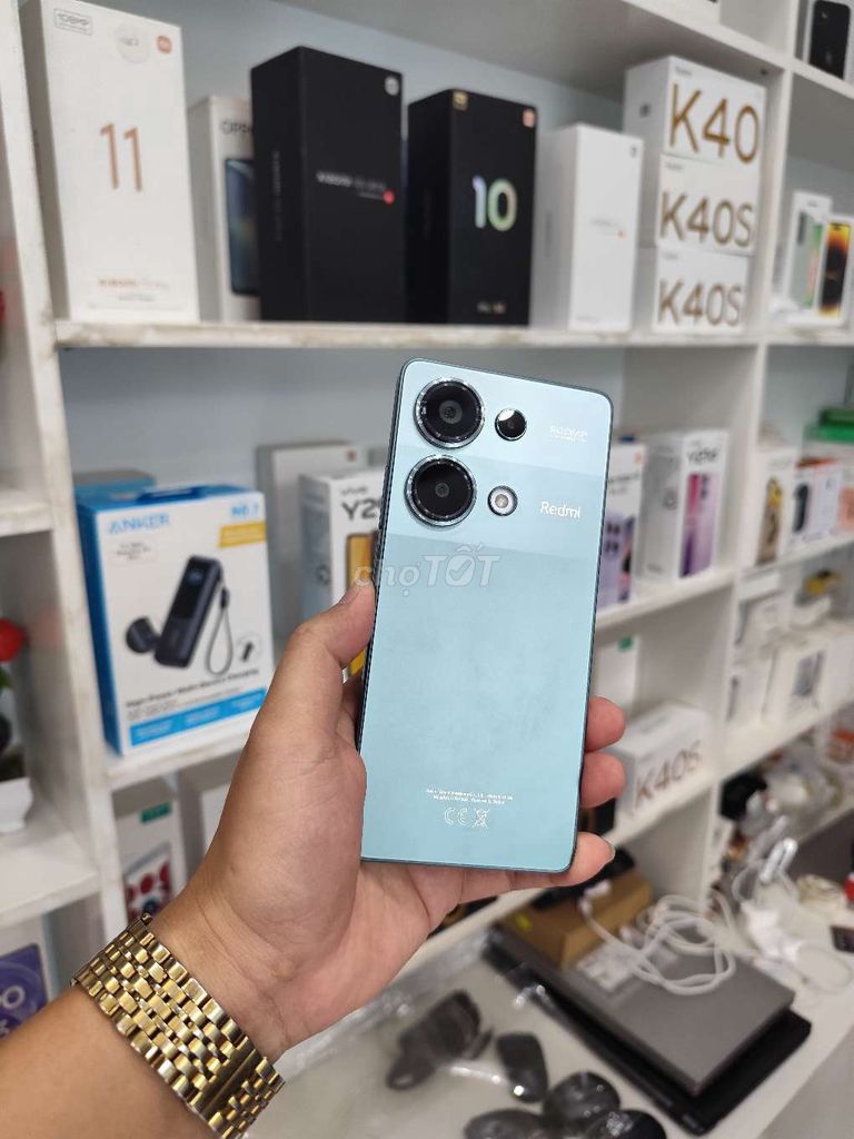 Xiaomi Redmi Note 13 Pro 8GB/256GB Xanh. Mua bán Điện thoại tại Thành phố Sóc Trăng Sóc Trăng được đăng bởi Long hình 1
