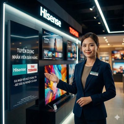 Việc làm bán hàng cùng Hisense tại Điện Máy Xanh