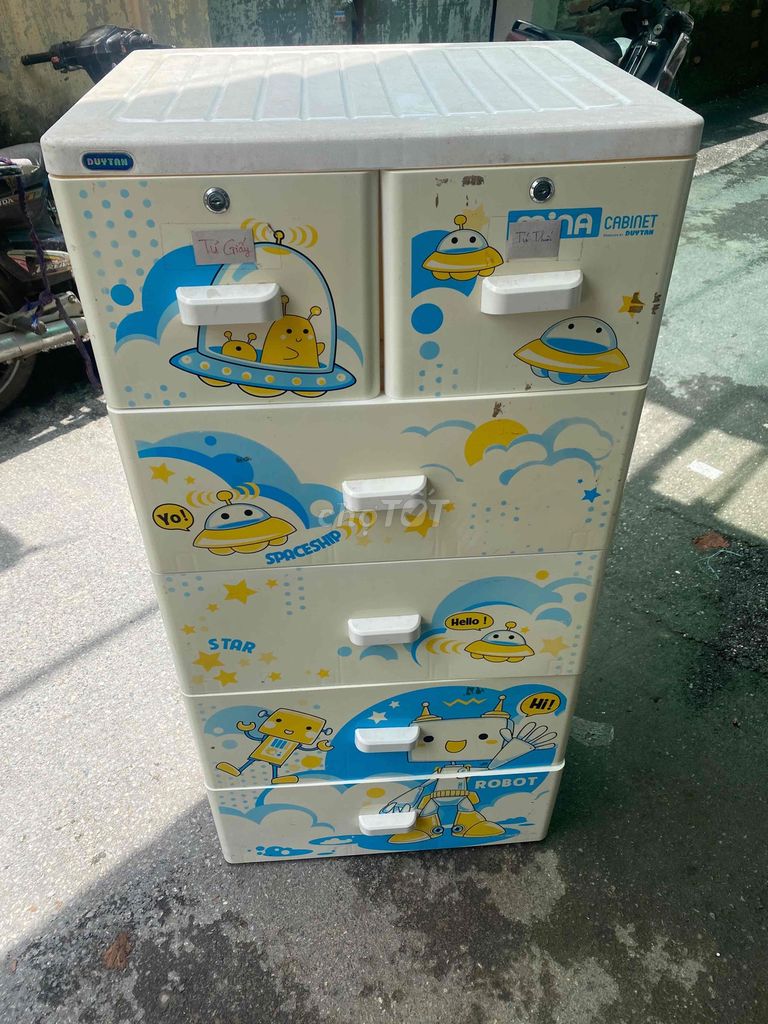 Tủ nhựa Duy Tan 5 tầng 6 ngăn. Mua bán Tủ, kệ gia đình tại Quận Bắc Từ Liêm Hà Nội được đăng bởi Hoang Anh hình 1