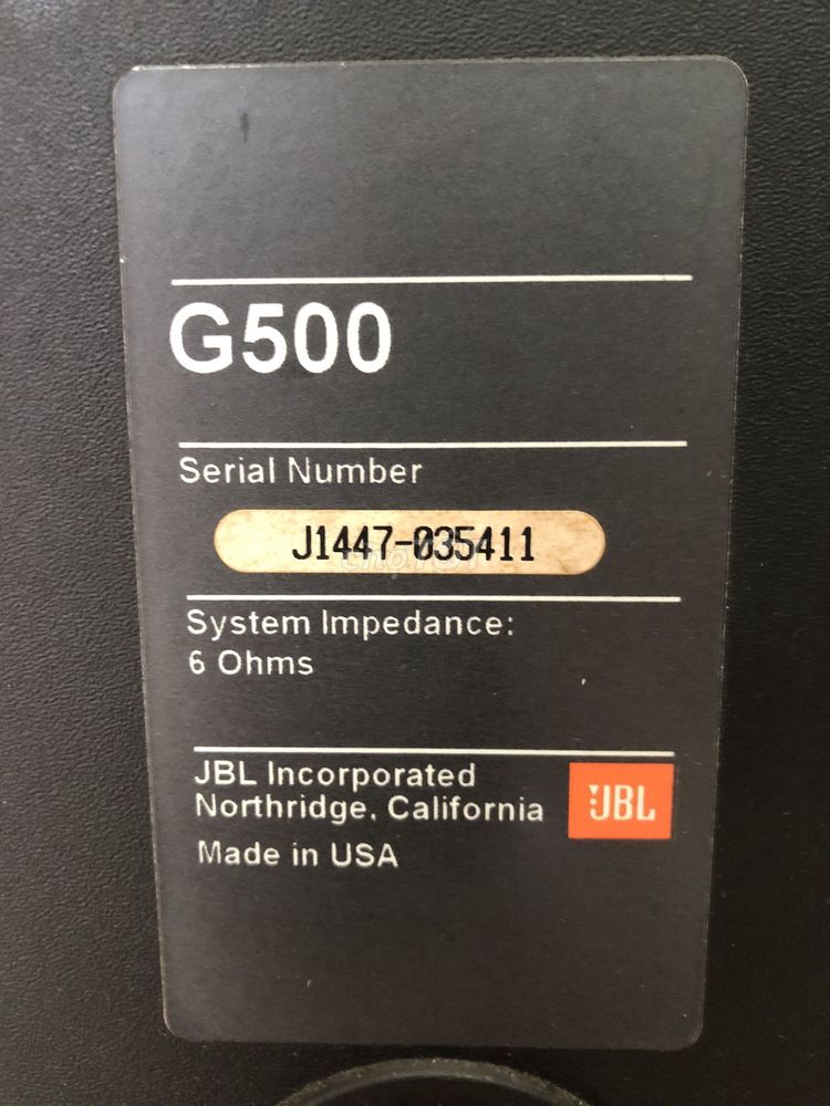 0903886230 - Loa JBL G500 (made in USA) nòi Mĩ