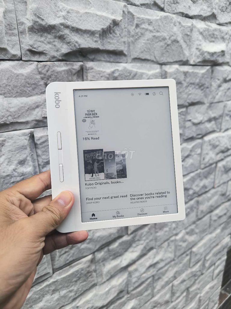 Máy đọc sách Kobo H20 Trắng Fullbox. Mua bán Máy tính bảng tại Quận 12 Tp Hồ Chí Minh được đăng bởi Lê Tấn Vĩnh hình 1