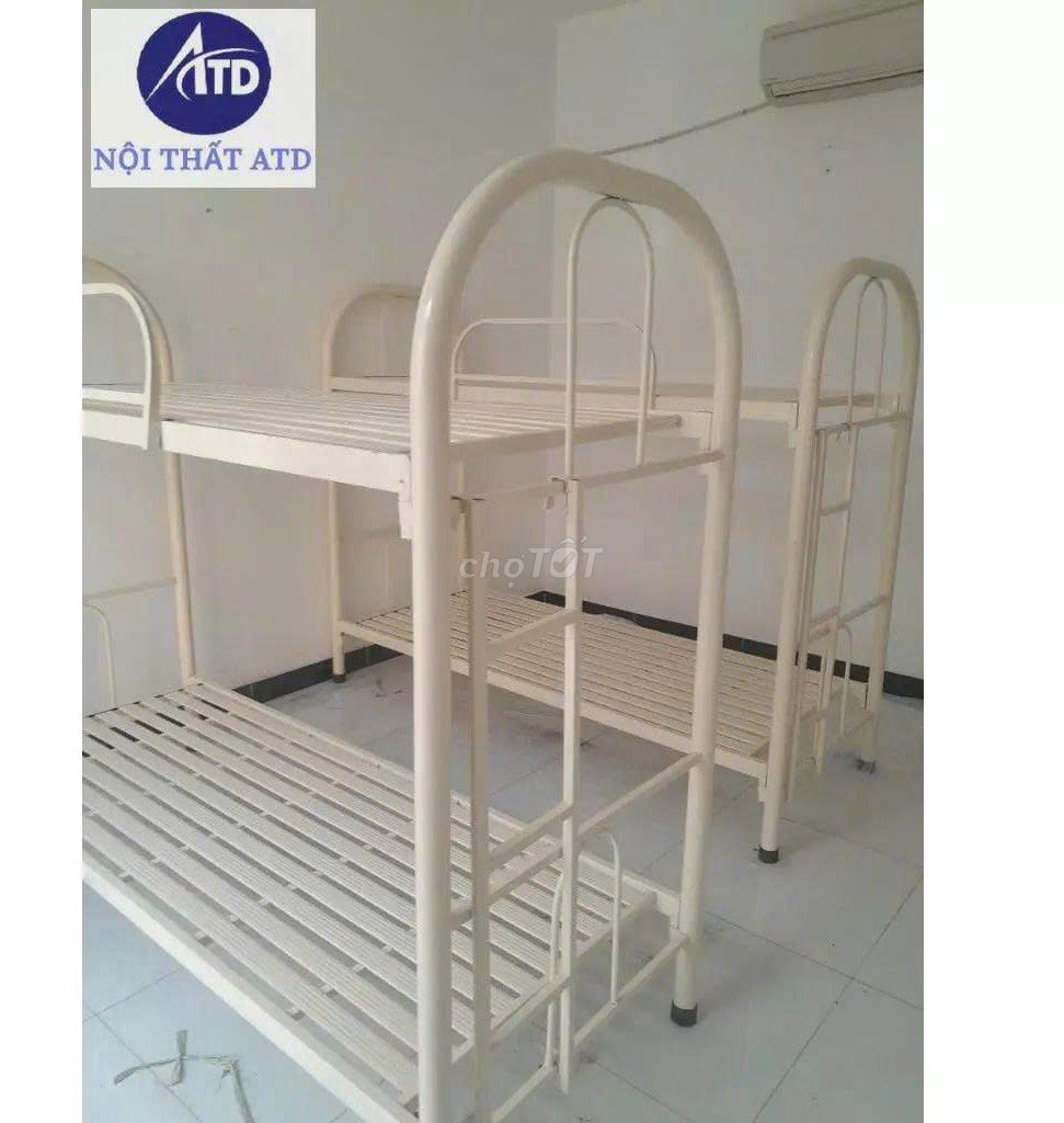 Giường Tầng::Giường sắt::Giường Tầng::Giường Tầng. Mua bán Giường, chăn ga gối nệm tại Thành phố Tân An Long An được đăng bởi Tổng Kho Nội Thất Sài Gòn hình 1