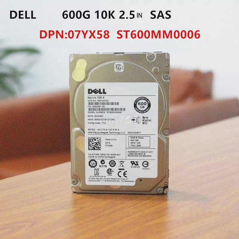 Ổ Cứng Server HDD 2.5 INCH DELL 600Gb