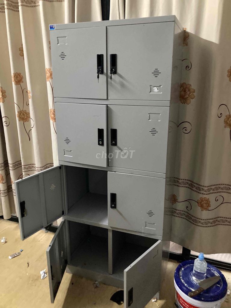 Tủ sắt xám. Mua bán Tủ, kệ gia đình tại Quận Bắc Từ Liêm Hà Nội được đăng bởi nội thất TT hình 1