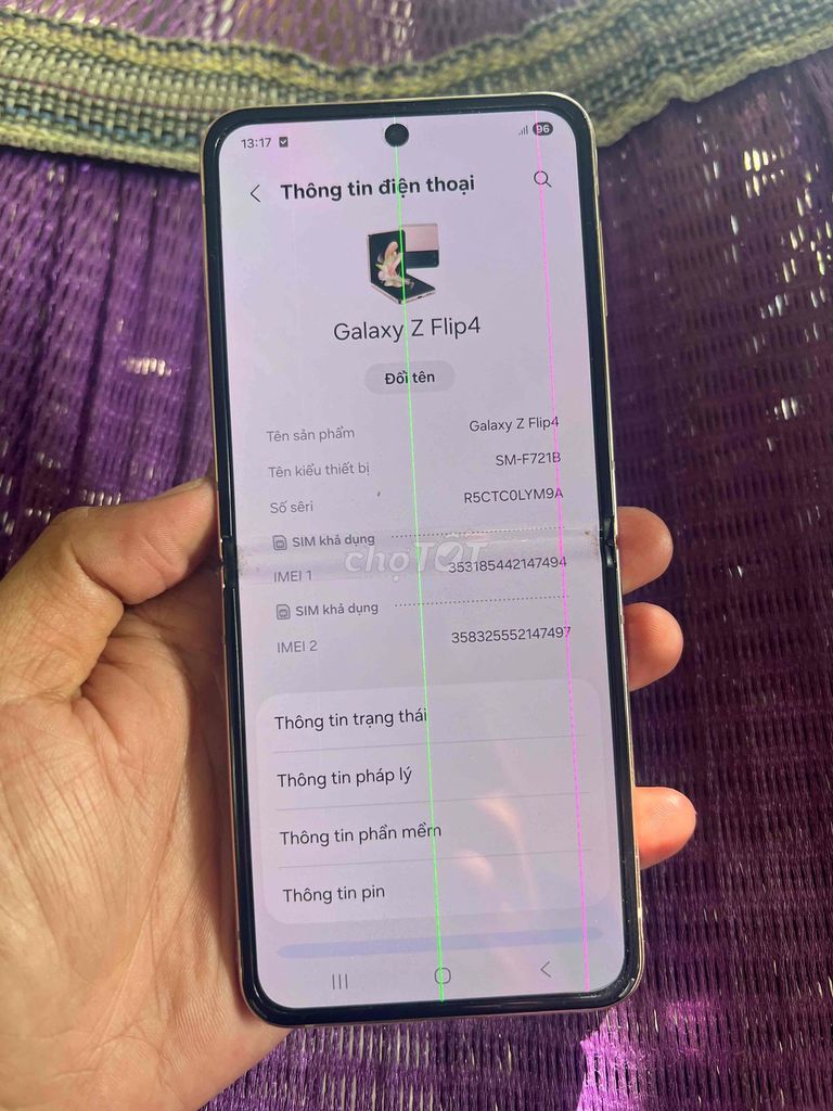 Samsung Galaxy Z Flip4 128GB Gold 2 SIM. Mua bán Điện thoại tại Thành phố Tây Ninh Tây Ninh được đăng bởi cầm đồ  hình 1