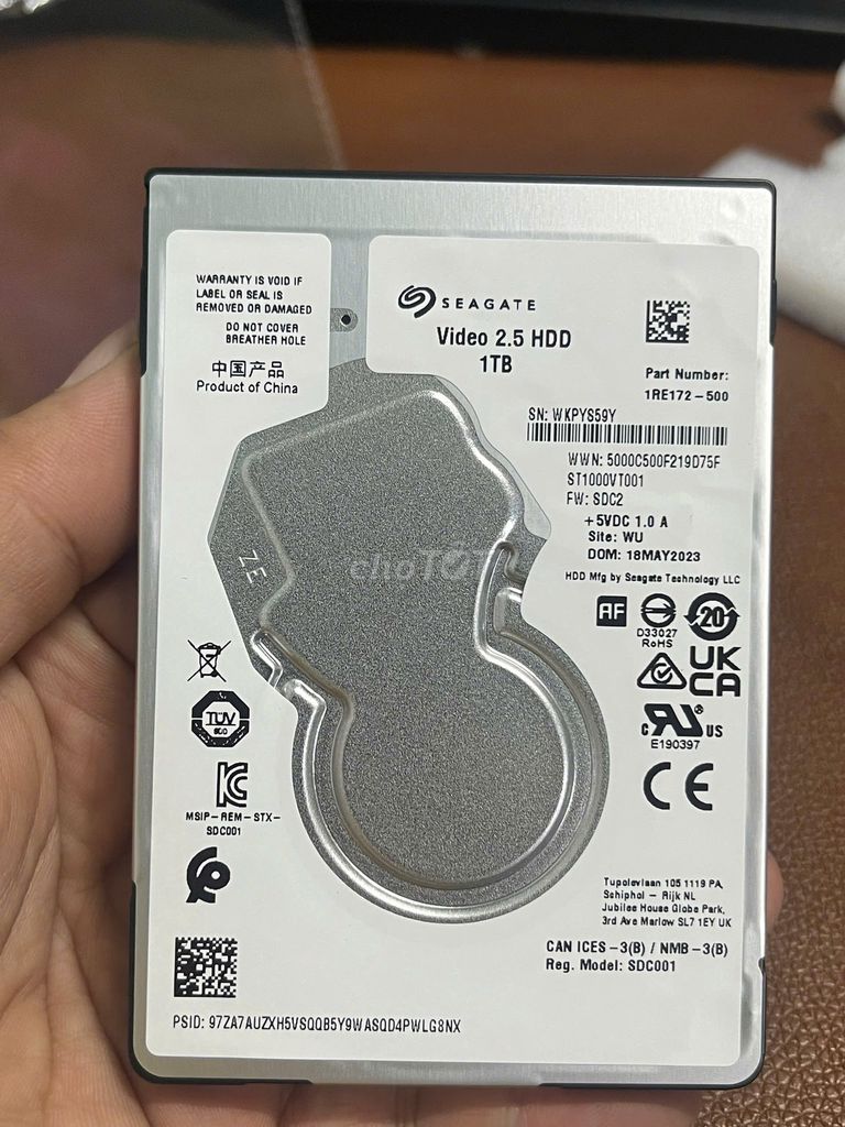 bán 5 Ổ cứng HDD laptop 2.5 1T new ( chưa dùng )