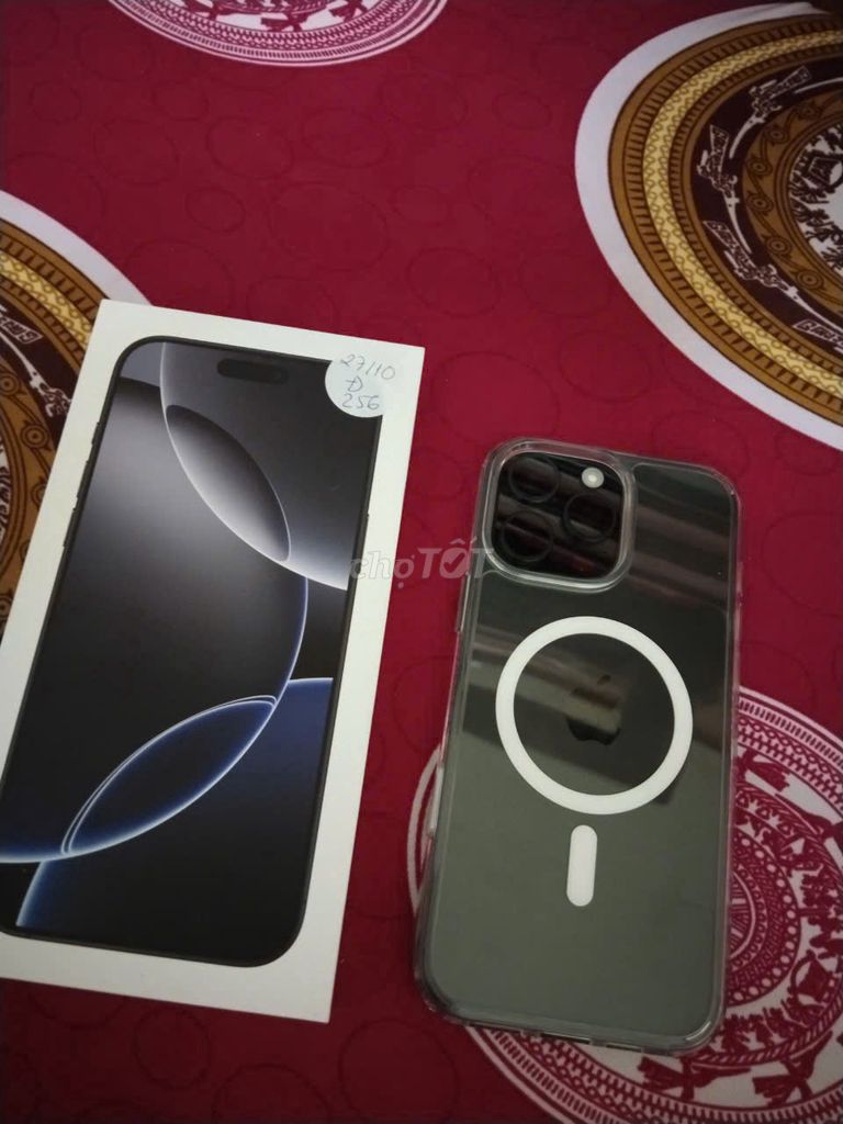 iPhone 16 Promax 256GB Đen. Mua bán Điện thoại tại Thành phố Long Xuyên An Giang được đăng bởi Nghĩa Nguyễn Trung hình 1