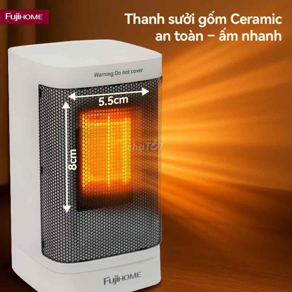 Quạt Sưởi Gốm Sưởi Nhanh 3 Giây Nhập Khẩu FUJIHOME. Mua bán Nội thất, đồ gia dụng khác tại Huyện Bình Sơn Quảng Ngãi được đăng bởi Trà Giang hình 1