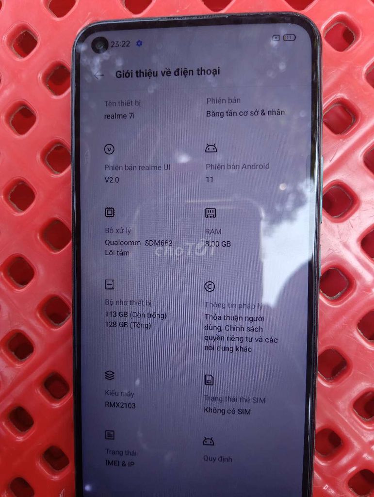 Realme 7i 128GB Xanh. Mua bán Điện thoại tại Thành phố Buôn Ma Thuột Đắk Lắk được đăng bởi Bo nguyễn hình 1