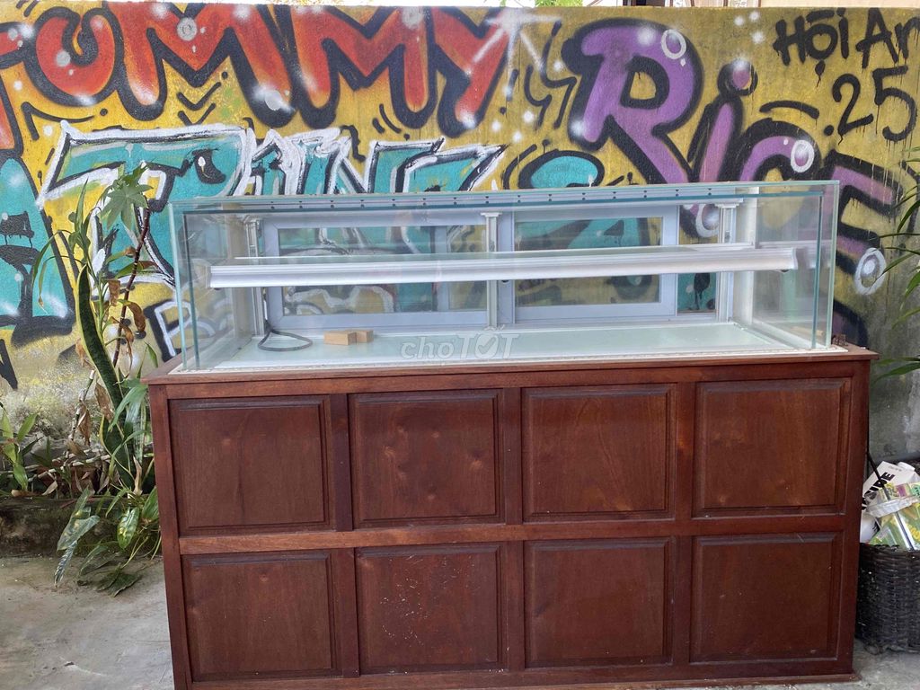 Tủ mát mini Vintage Gỗ Kính Đã sử dụng. Mua bán Tủ lạnh tại Thành phố Hội An Quảng Nam được đăng bởi Bảo Thu hình 1