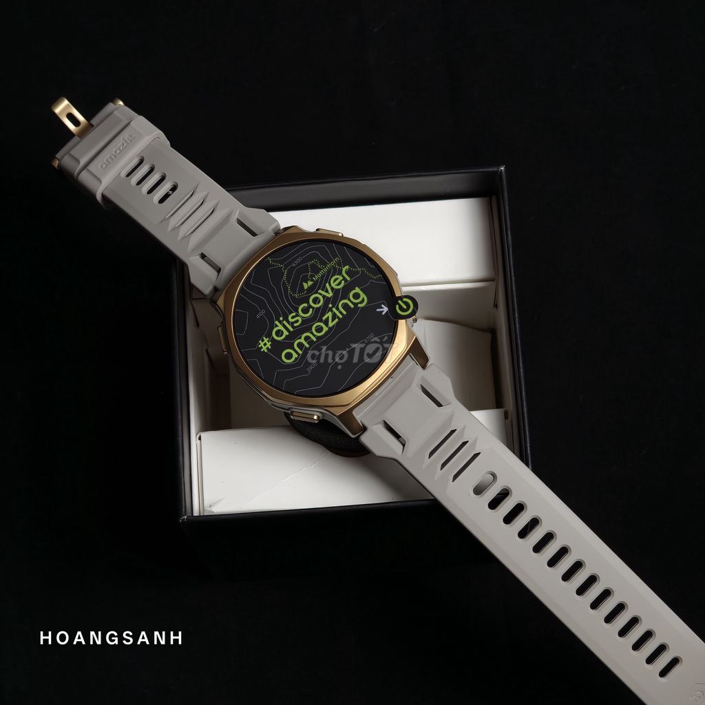 Amazfit T-Rex 3 Pro Xám Vàng 44mm Mới 100%. Mua bán Thiết bị đeo thông minh tại Quận 11 Tp Hồ Chí Minh được đăng bởi HOÀNG SANH hình 1