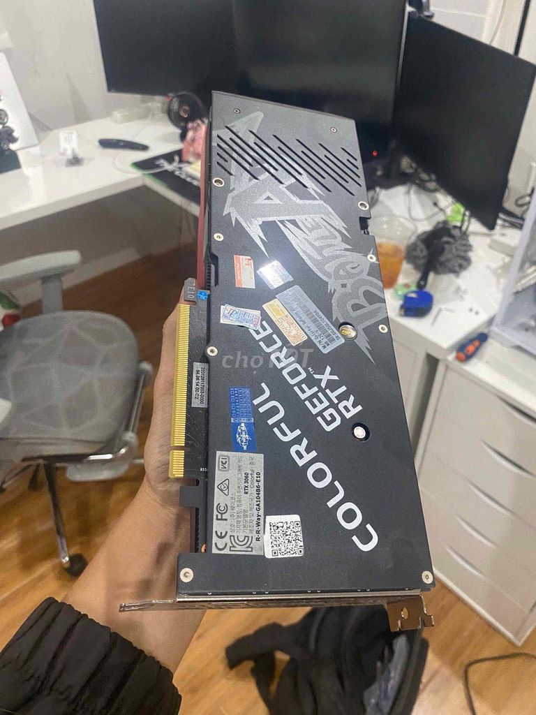 Card đồ họa Colorful GeForce RTX 3060. Mua bán Linh kiện (RAM, Card...) tại Huyện Hòa Thành Tây Ninh được đăng bởi Trung Tâm Máy Tính GK GAMMING hình 1