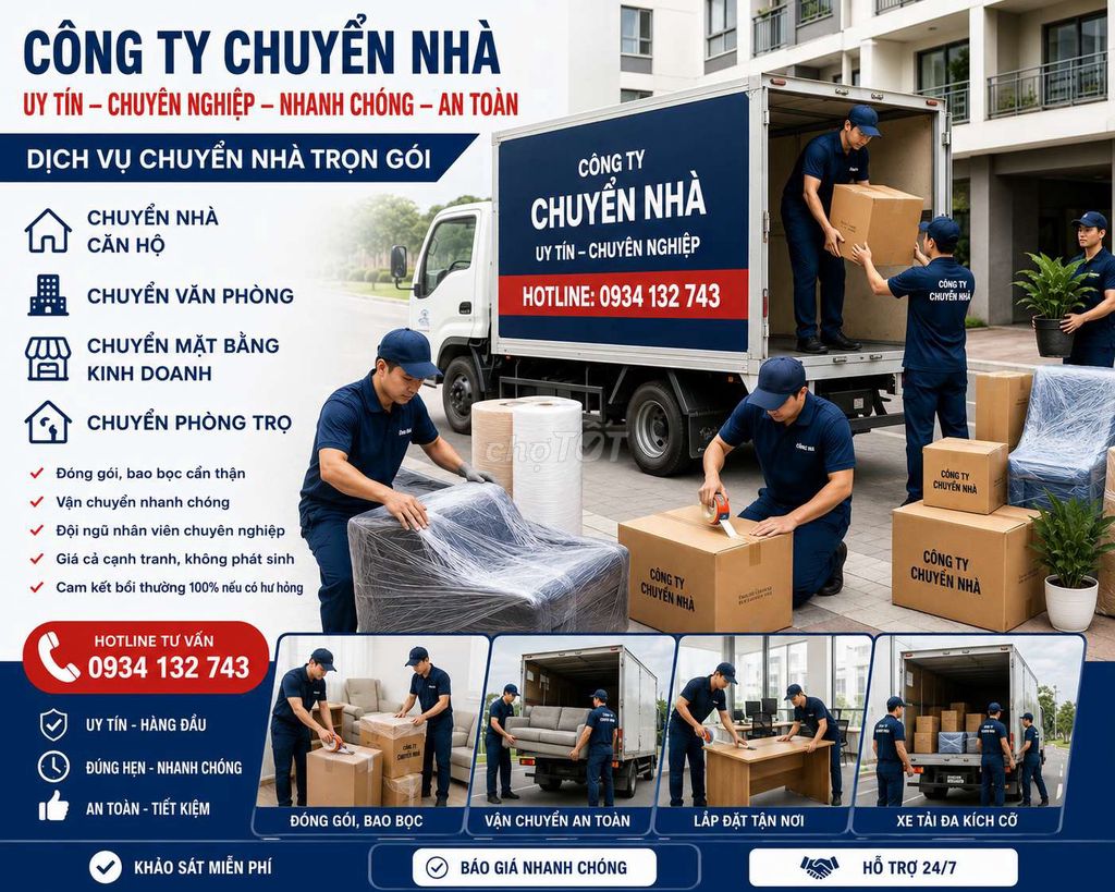 Nhận chuyển nhà, căn hộ,chung cư, official, mặt bằng 