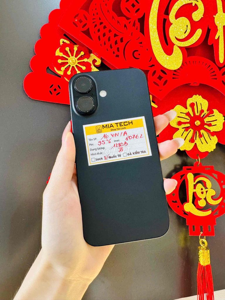iPhone 16 VN/A 128GB Đen 98%. Mua bán Điện thoại tại Quận Ba Đình Hà Nội được đăng bởi Huy Trần hình 1