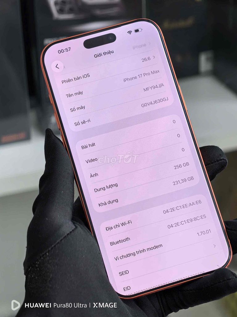 Apple iPhone 17 Pro Max 256GB Cam 99%. Mua bán Điện thoại tại Thành phố Đà Lạt Lâm Đồng được đăng bởi Lộc Lá Mô Bai hình 1