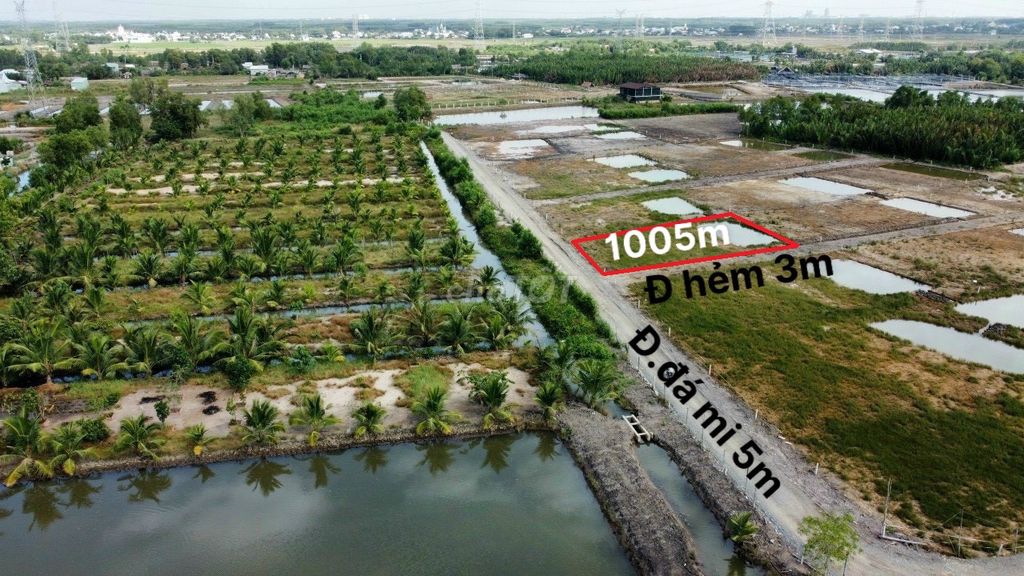 Cần bán 1000m2 đất vườn đ.xe hơi hiện hữu trên sổ hồng sát vành đai 3.