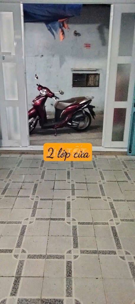 cho thuê nhà NC 1 trệt 1 lửng đúc 2pn(1pn hở ) 1 WC, hẻm xe hơi thông 