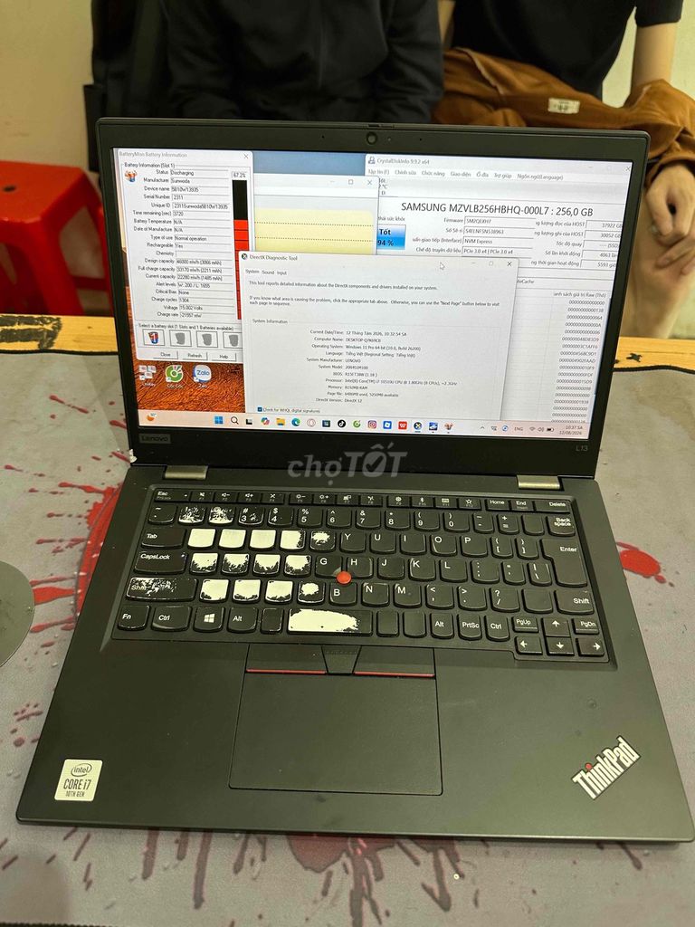 Lenovo Thinkpad L13 i7-10th Gen 8GB/256GB SSD Đen. Mua bán Laptop tại Quận Đống Đa Hà Nội được đăng bởi Nam Đường Láng hình 1